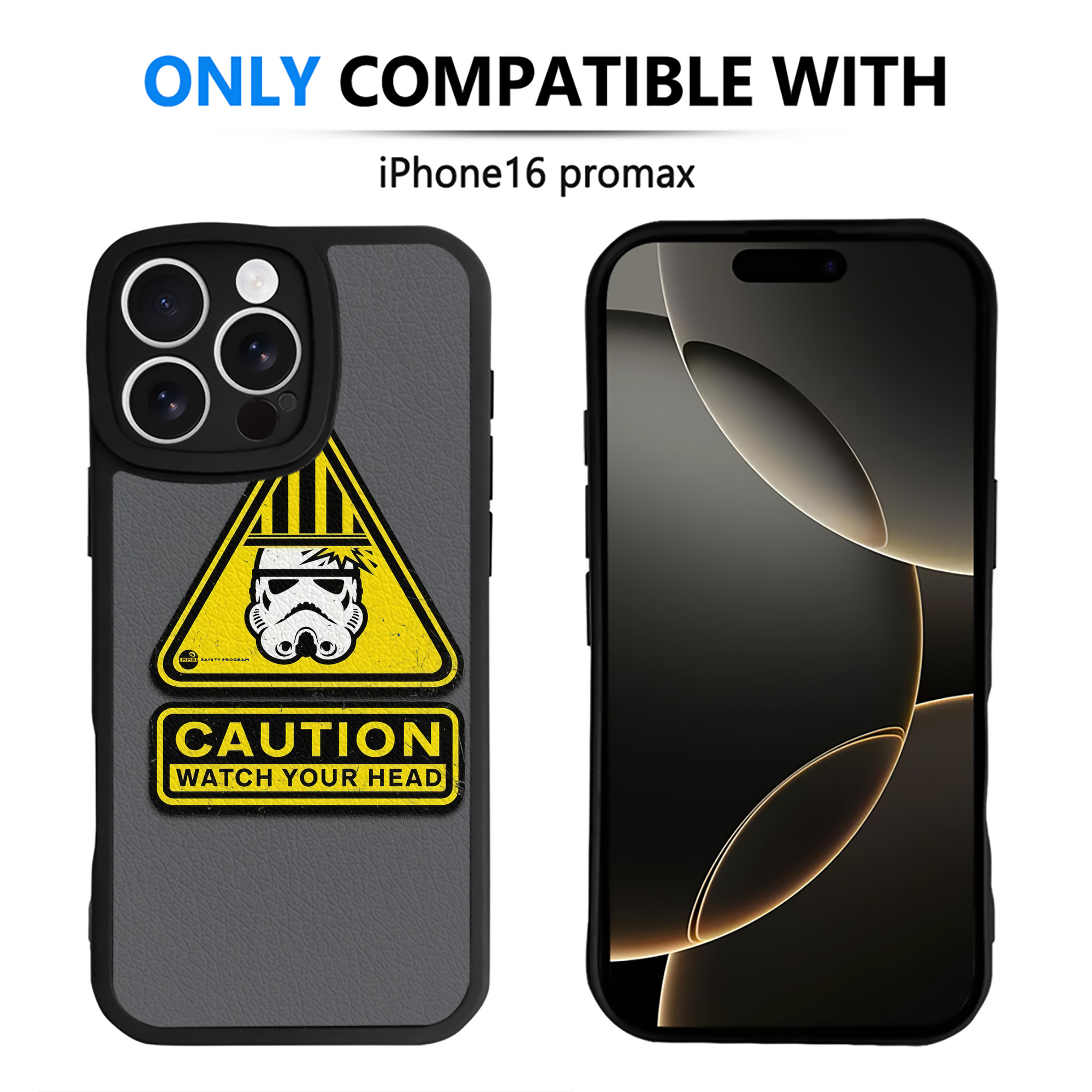 （画像用） スター・ウォーズ Star Wars 【iPhone 16シリーズ対応】シリコンスマホケース（レザー調） 材質：シリコン